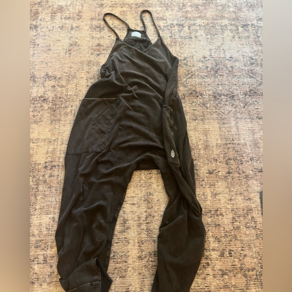 Free people Black Jumpsuit